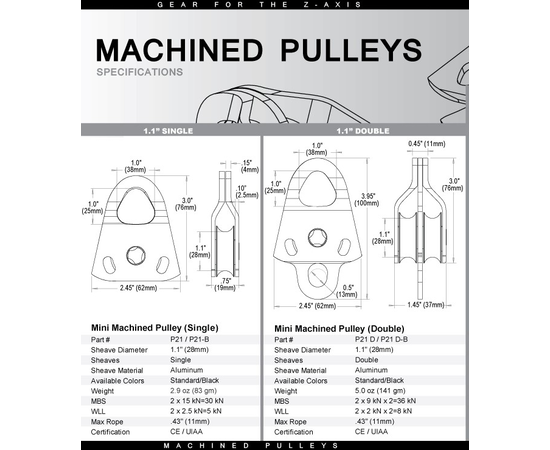 ROCK EXOTICA MINI MACHINED PULLEY